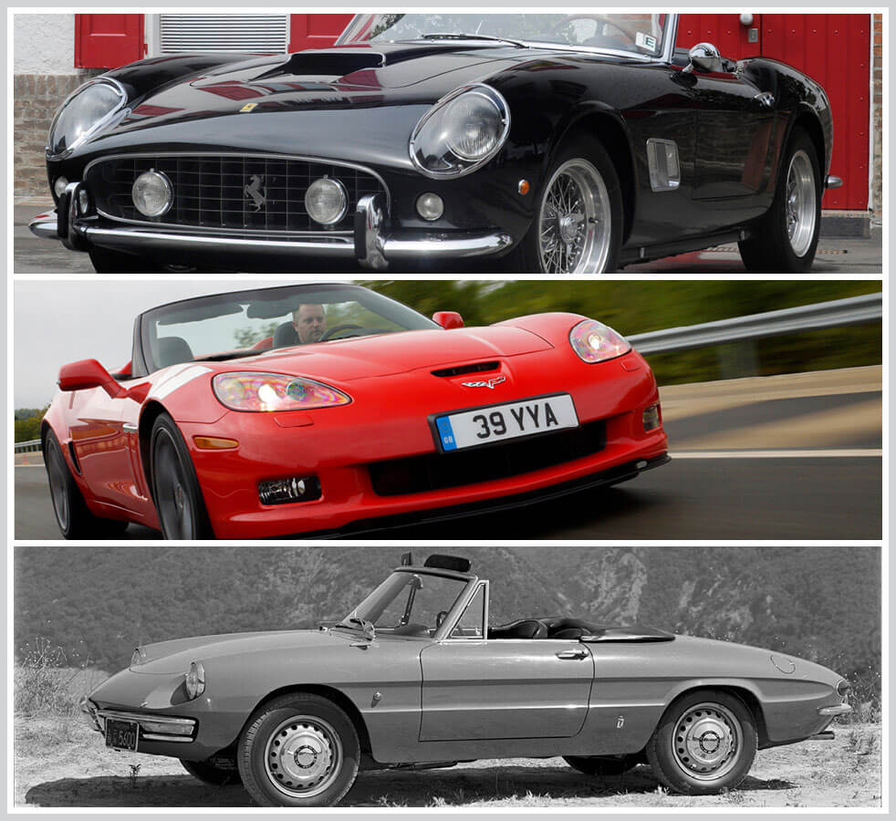 The 100 best classic cars: Ferrari_250_GT_Ferris_Bueller_Chevrolet_Corvette_Alfa_Romeo_Spider
